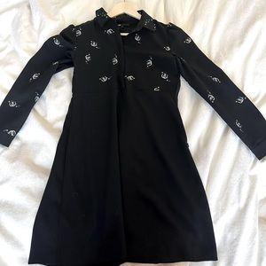 Cute long sleeve Maje Black dress size 3